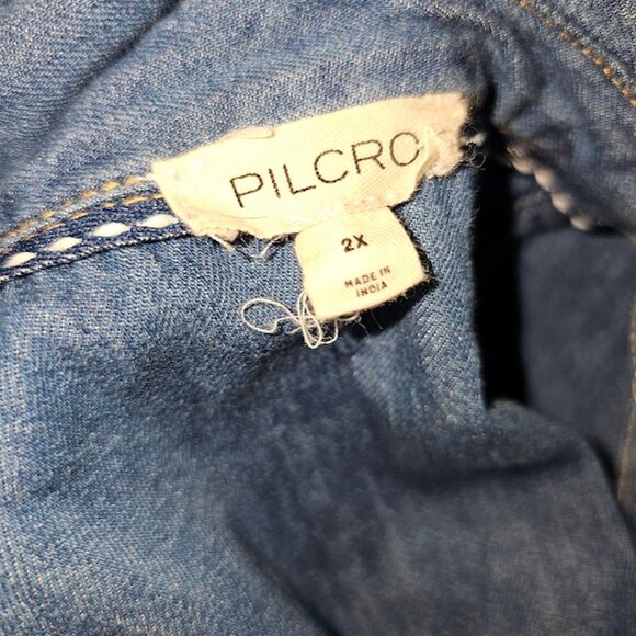 Anthropologie Pilcro Sleeveless Halter Swing Midi Dress 2X - Picture 7 of 7